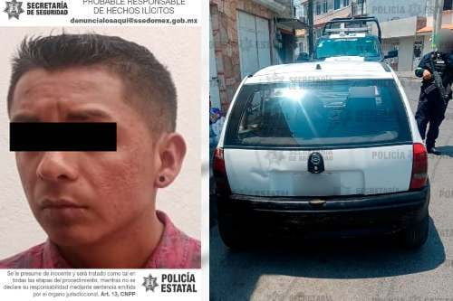 Localizan en Tenango del Valle, auto involucrado en un homicidio cometido en Metepec